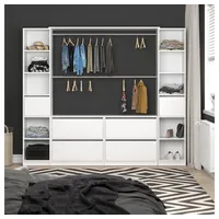 Vicco Kleiderschrank GUEST XXXL offen begehbar Regal Kleiderständer Schrank