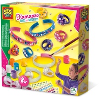 SES Diamanzo Ringe und Armbänder Schmuck-Bastelset mehrfarbig