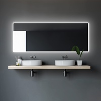 Talos DSK LED Lichtspiegel Silver Luna 180 x 70