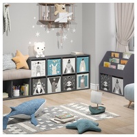 Vicco Raumteiler Standregal Bücherregal 8 Fächer Scutum
