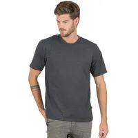 TRIGEMA Herren T-Shirt aus Baumwolle 637202, Grau-melange, L