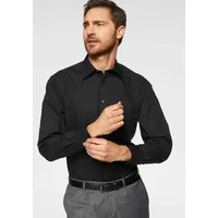 Olymp Businesshemd Luxor comfort fit Mit Brusttasche, bügelfrei schwarz