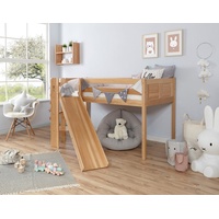 TICAA Hochbett Ekki 90 x 200 cm Buche massiv