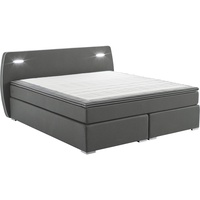 Atlantic Home Collection Boxspringbett REX, LED Beleuchtung und Topper