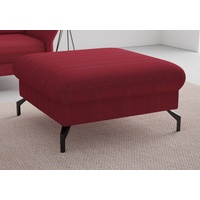 Sit&more Hocker »Fashion«, inklusive Federkern, mit hochwertigen, schwarzen Metallfüßen