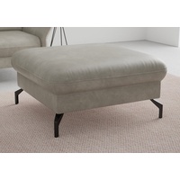 Sit&more Hocker »Fashion«, inklusive Federkern, mit hochwertigen, schwarzen Metallfüßen