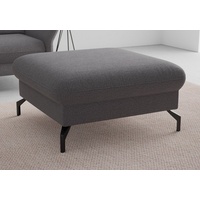 Sit&more Hocker »Fashion«, inklusive Federkern, mit hochwertigen, schwarzen Metallfüßen