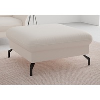 Sit&more Hocker »Fashion«, inklusive Federkern, mit hochwertigen, schwarzen Metallfüßen