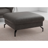 Sit&more Hocker »Fashion«, inklusive Federkern, mit hochwertigen, schwarzen Metallfüßen