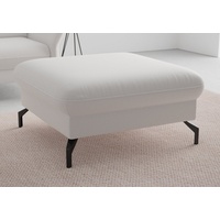 Sit&more Hocker »Fashion«, inklusive Federkern, mit hochwertigen, schwarzen Metallfüßen