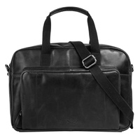 Sansibar Aktentasche »Businessbag Black«, echt Leder schwarz