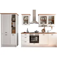 Kochstation Küchenzeile Jasmin 340 cm weiß