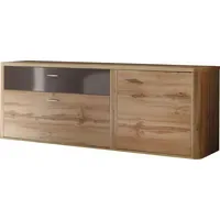 Mäusbacher Lowboard 172 cm Braun Metall/MDF/Melamin/Holzwerkstoff