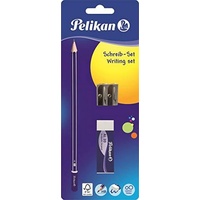 Pelikan Schulset mit Bleistift HB, Radierer AL20 und Doppelanspitzer,