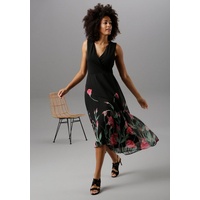 Aniston SELECTED Sommerkleid mit floralem Druck, Gr. 38 -