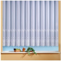 WECKBRODT Gardine »Santos«, (1 St.), echte Stickerei, Voile, halbtransparent,