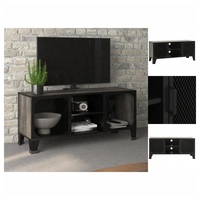 VidaXL TV-Schrank Grau 105x36x47 cm Metall und MDF