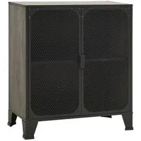 VidaXL Aufbewahrungsschrank Grau 72x36x82 cm Metall und MDF