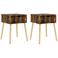 VidaXL Nachtschrank 40 x 40 x 56 cm Braun