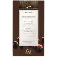Korres Arganöl Haarcoloration 6.73 golden cocoa 145 ml