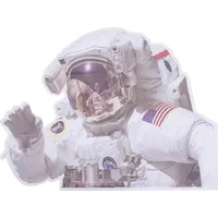 ThumbsUp! Nasa Ride with Astronaut Fenstersticker Astronaut, Scherzartikel