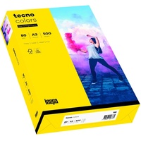 Inapa tecno colors A3 80 g/m2 500 Blatt intensivgelb