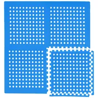 Eyepower 9 Sets Poolmatte 50x50cm Blau