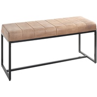 Haku-Möbel HAKU Möbel Bank 25853 braun Leder 100,0 cm
