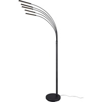 Trio Reality Leuchten LED-Stehlampe Reed Schwarz