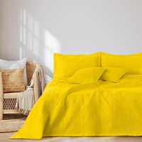 AmeliaHome Tagesdecke 240x260 cm Bettüberwürf zweiseitig Ultrasonic Steppung Polyester