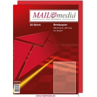 MAILmedia Multifunktionspapier, DIN A4, 80 g/qm, rot