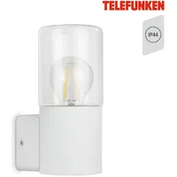 Telefunken - Außenlampe IP44 Wandleuchte Außen, E27 max. 12W,