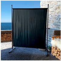 Quick Star Paravent 150 x 190 cm Stoff Raumteiler