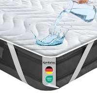 Komfortec Wasserdichter Matratzenschoner 120x200cm | Anti-Milben, Atmungsaktiv, Kein Knistern
