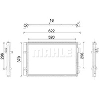 Mahle AC 918 000P A/C-Kondensator PREMIUM LINE