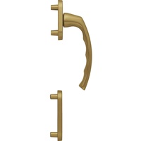 HOPPE 11763243, bronze Balkontürgriff-Halbgarnitur LIÈGE-außen hoch