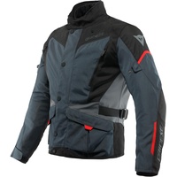 Dainese Tempest 3 D-Dry Textiljacke wasserdicht - Grau/Schwarz/Rot /