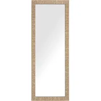 Beliani Wandspiegel Messing rechteckig 50 x 130 cm