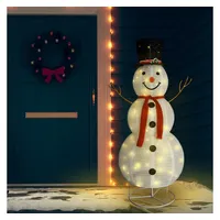 VidaXL LED-Schneemann Weihnachtsfigur, 180 cm,