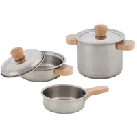 GoKi 51509 - Kochset Sterneküche, 2 Töpfe und 1