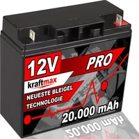 Kraftmax Industrial Pro Bleiakku [ 12V / 20Ah ]