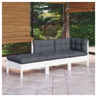VidaXL Garten-Lounge-Set 3-tlg. Kiefer weiß