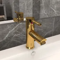 VidaXL Einhandmischer gold 149067