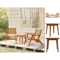 VidaXL 3-tlg. Bistro-Set Massivholz Akazie