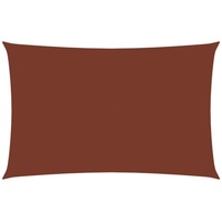 VidaXL Sonnensegel Oxford-Gewebe Rechteckig 5x8 m Terrakottarot