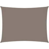 VidaXL Sonnensegel Oxford-Gewebe Rechteckig 6x8 m Taupe