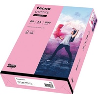 Inapa tecno colors A4 80 g/m2 500 Blatt rosa