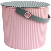 Hachiman Eimer mit Deckel Omnioutil Hachiman rosa, 21.1x27.1x25.4 cm