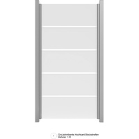 GROJA Ambiente Senkrecht 90 Blockstreifen 90 cm x 180
