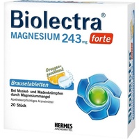 Biolectra  Magnesium 243 mg forte Orange Brausetabletten 20 St.